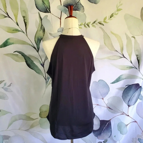 American Flag Halter Style Top in Black/White sz M - Picture 3 of 4